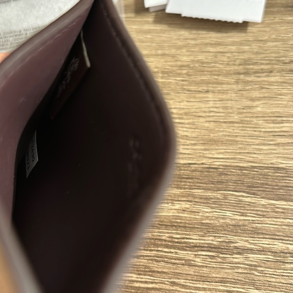 Coach Slim ID Card Case In Leather NWT - Picture 3 of 6